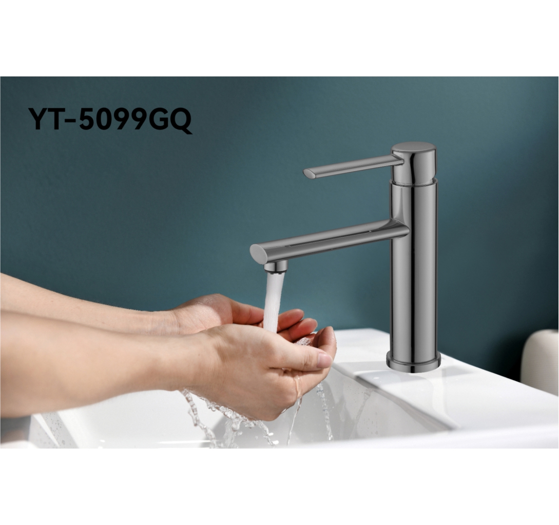 59精铜主体 水镀拉丝枪灰 面盆龙头5099GQ.jpg